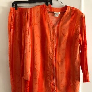 Ladies Two Piece Slack Set